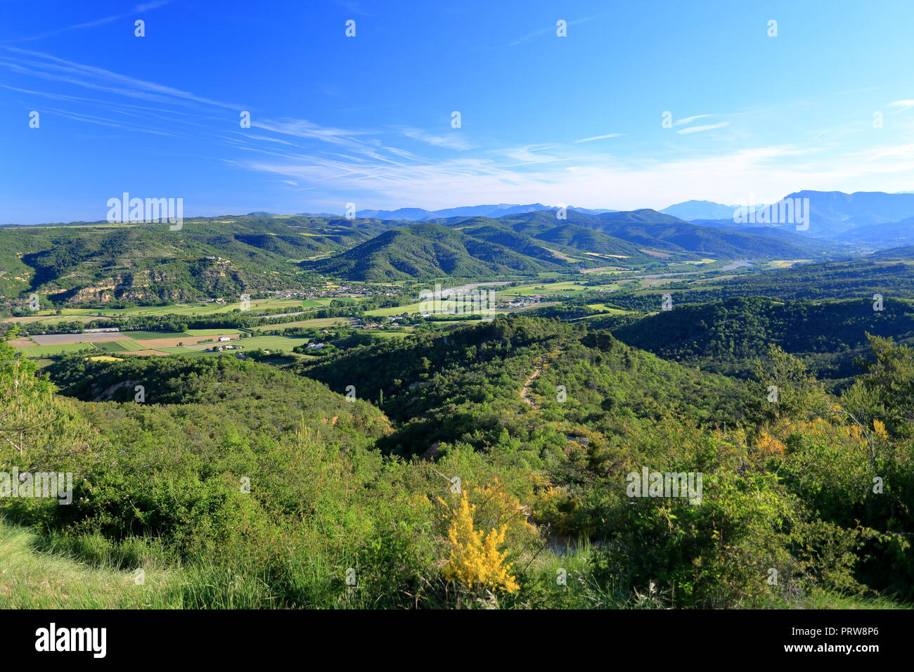 Vallee de l'Asse, Alpes de Haute Provence, 04, PACA, Stockfoto