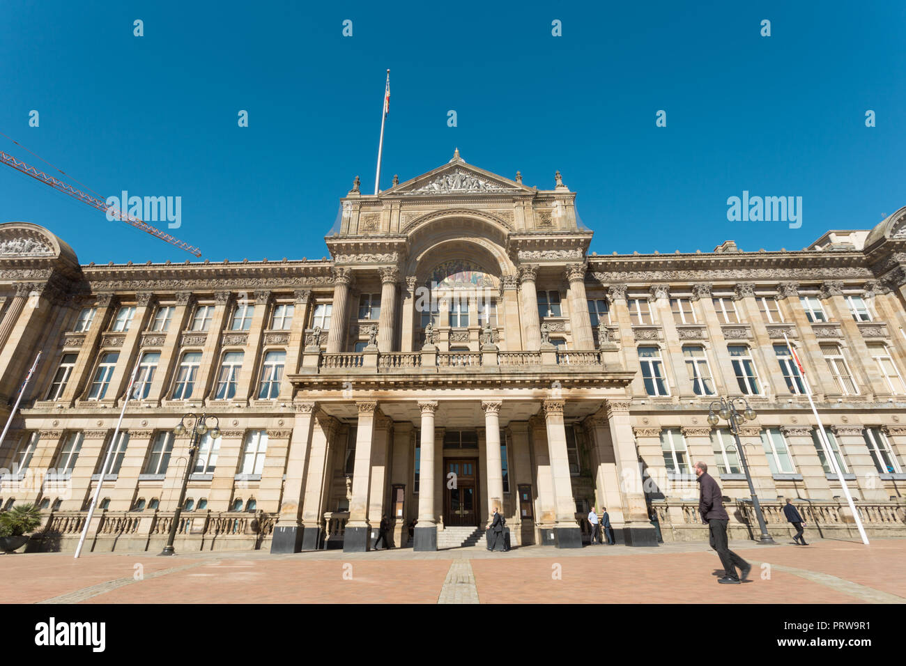 Der Rat Haus, Victoria Square, Birmingham, Großbritannien Stockfoto