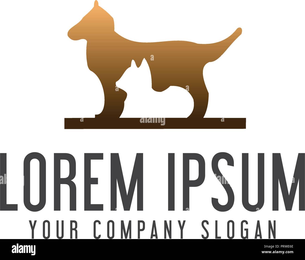 Logo hund katze -Fotos und -Bildmaterial in hoher Auflösung – Alamy