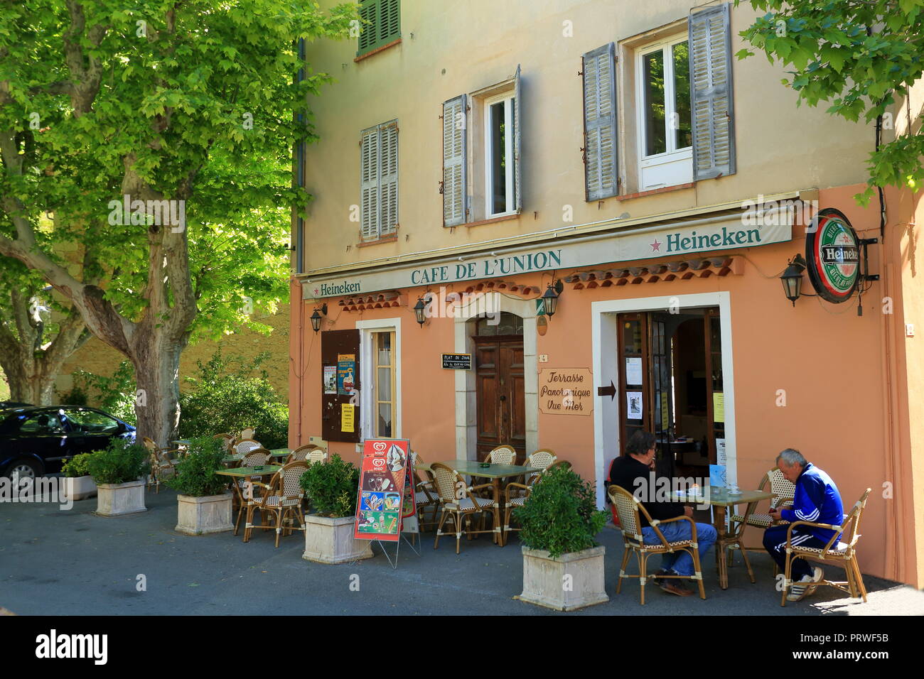 Village de Speracedes, Arriere pays Grassois, 06, Alpes-Maritimes, PACA, Stockfoto