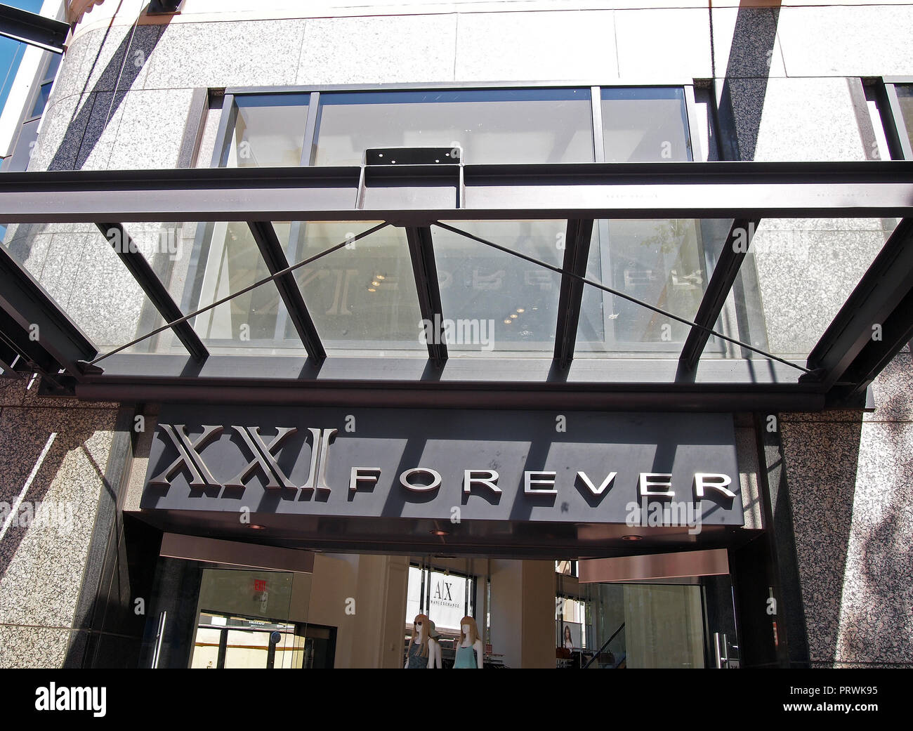 Forever 21 store Front in San Francisco, Kalifornien Stockfoto