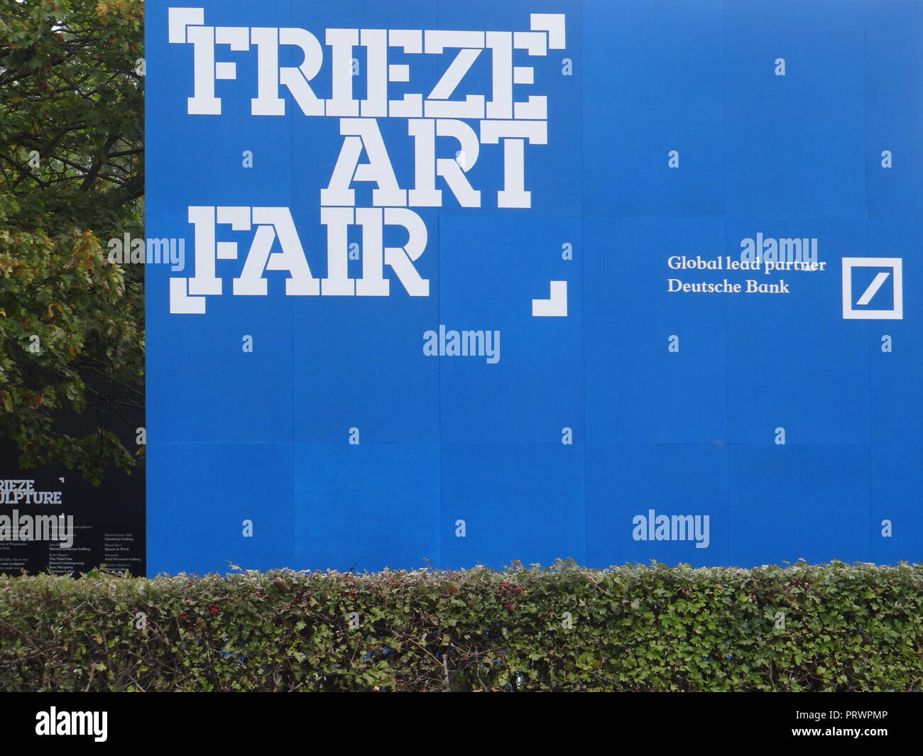 London, Großbritannien. 4. Okt 2018. Vorschau der Frieze Art Fair 2018, London, UK Credit: NASTJA M/Alamy leben Nachrichten Stockfoto