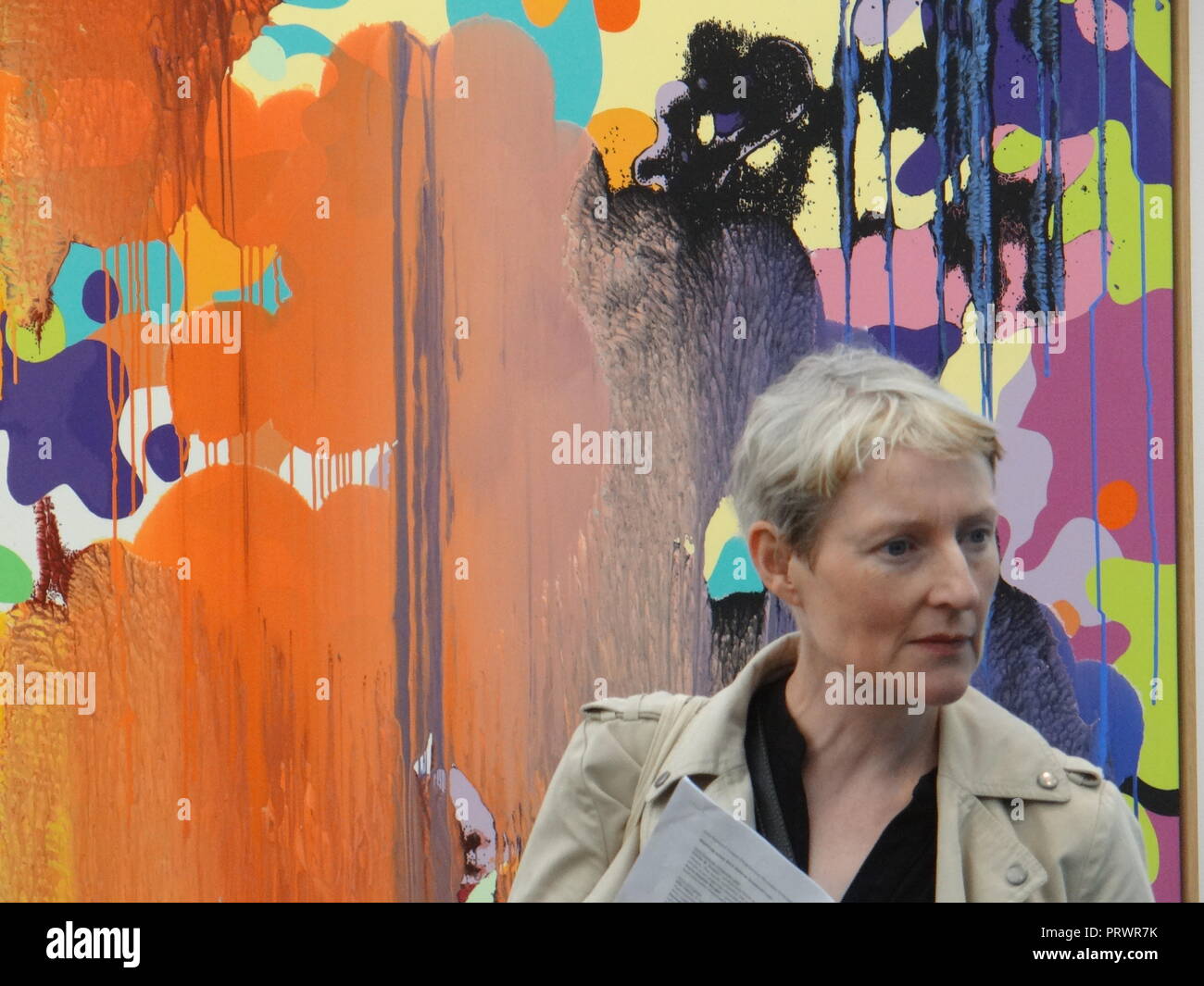 London, Großbritannien. 4. Okt 2018. Vorschau der Frieze Art Fair 2018, London, UK Credit: NASTJA M/Alamy leben Nachrichten Stockfoto