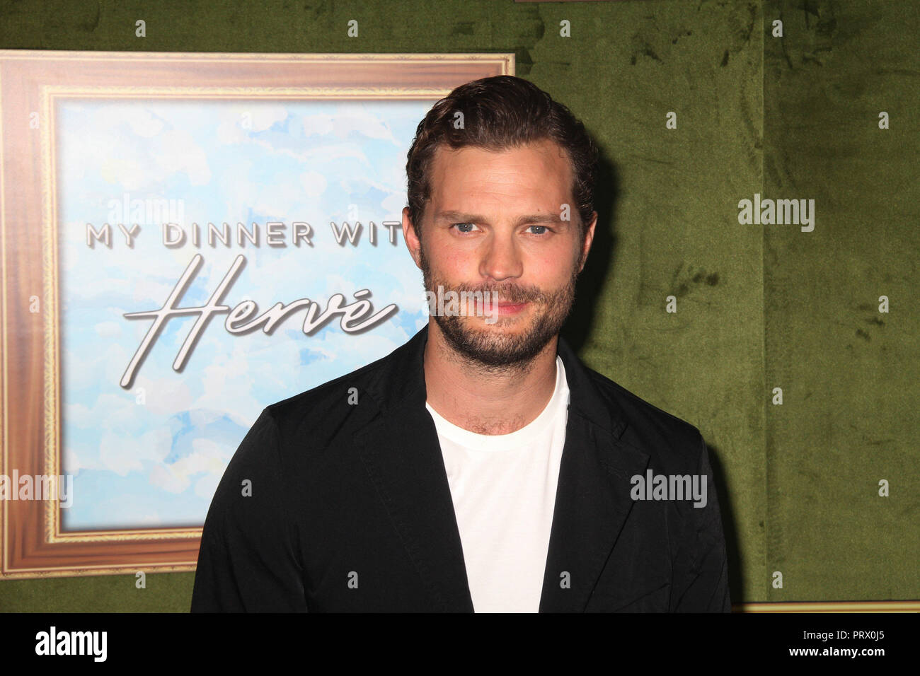 Jamie Dornan 10/04/2018 Die Los Angeles Premiere von 'My Abendessen mit Herve' bei Paramount Studios in Los Angeles, CA Foto: Cronos/Hollywood News Credit: Cronos/Alamy Leben Nachrichten gehalten Stockfoto