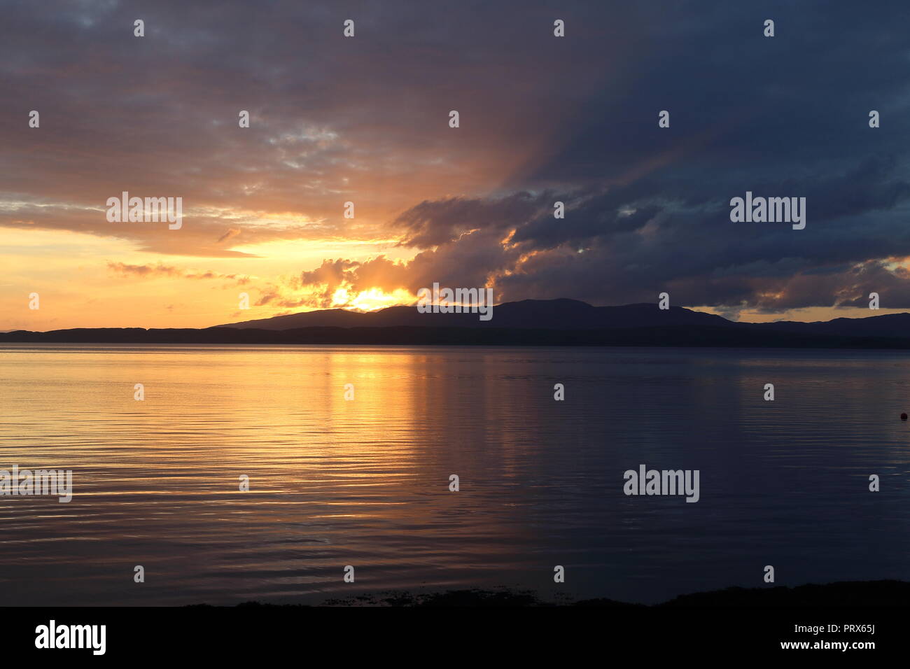 Ganavan Sands Oban, Argyll in Schottland Vereinigtes Königreich Juli 2018 Stockfoto