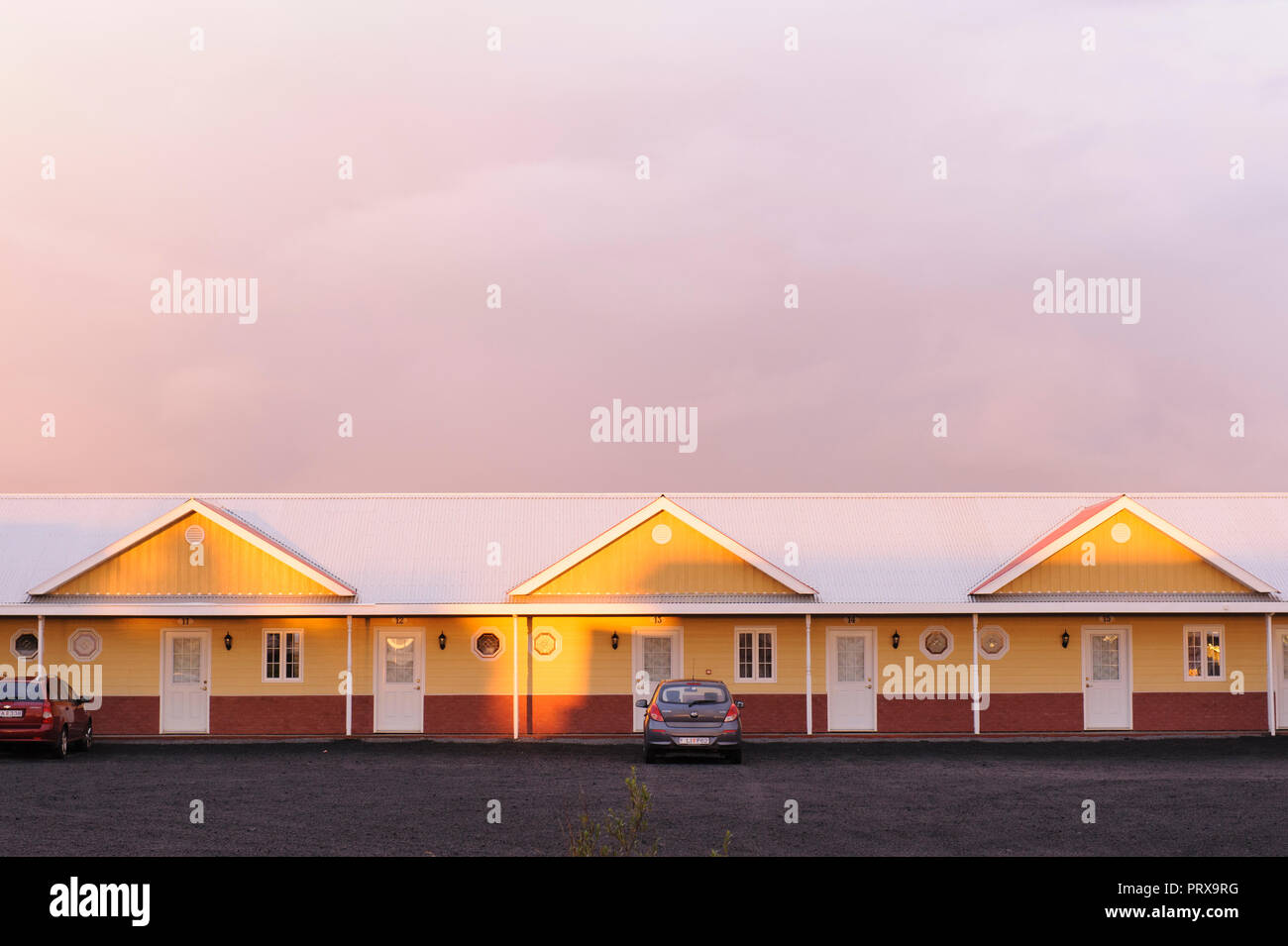 Vogar Hotel Island Stockfoto