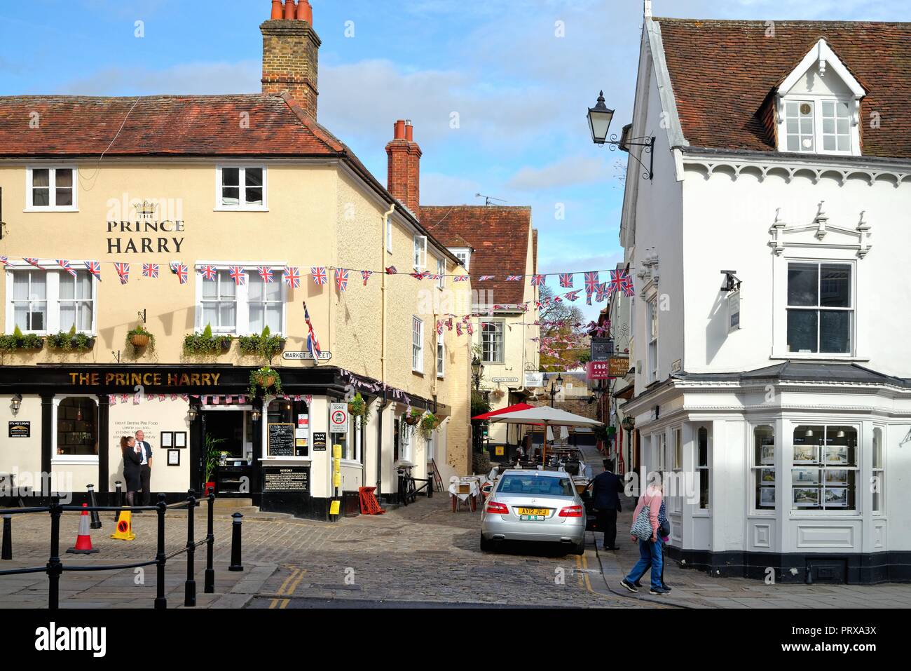 Der Prinz Harry Pub in der Market Street, Windsor, Berkshire England Großbritannien Stockfoto
