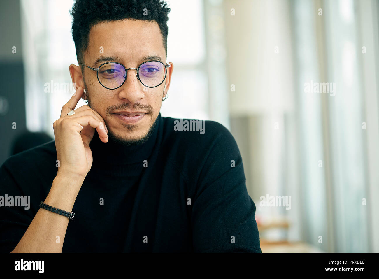 Nahaufnahme der Geschäftsmann Stockfoto