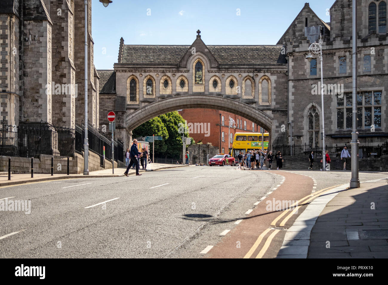 Die Christ Church Cathedral, Dublin, Irland, Europa. Stockfoto