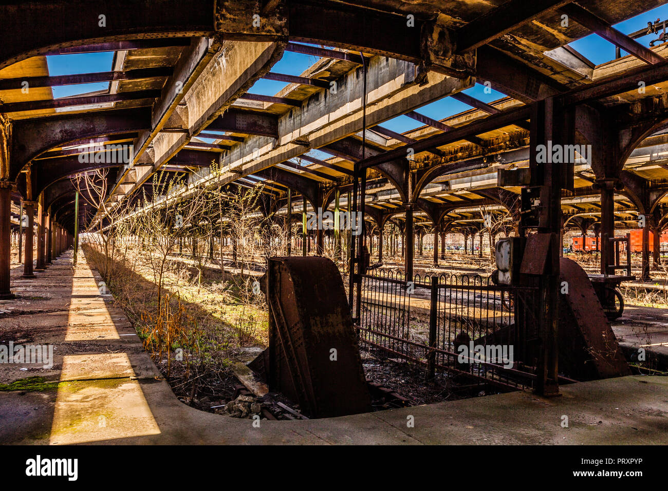 Central Railroad von New Jersey Terminal Jersey City, New Jersey, USA Stockfoto
