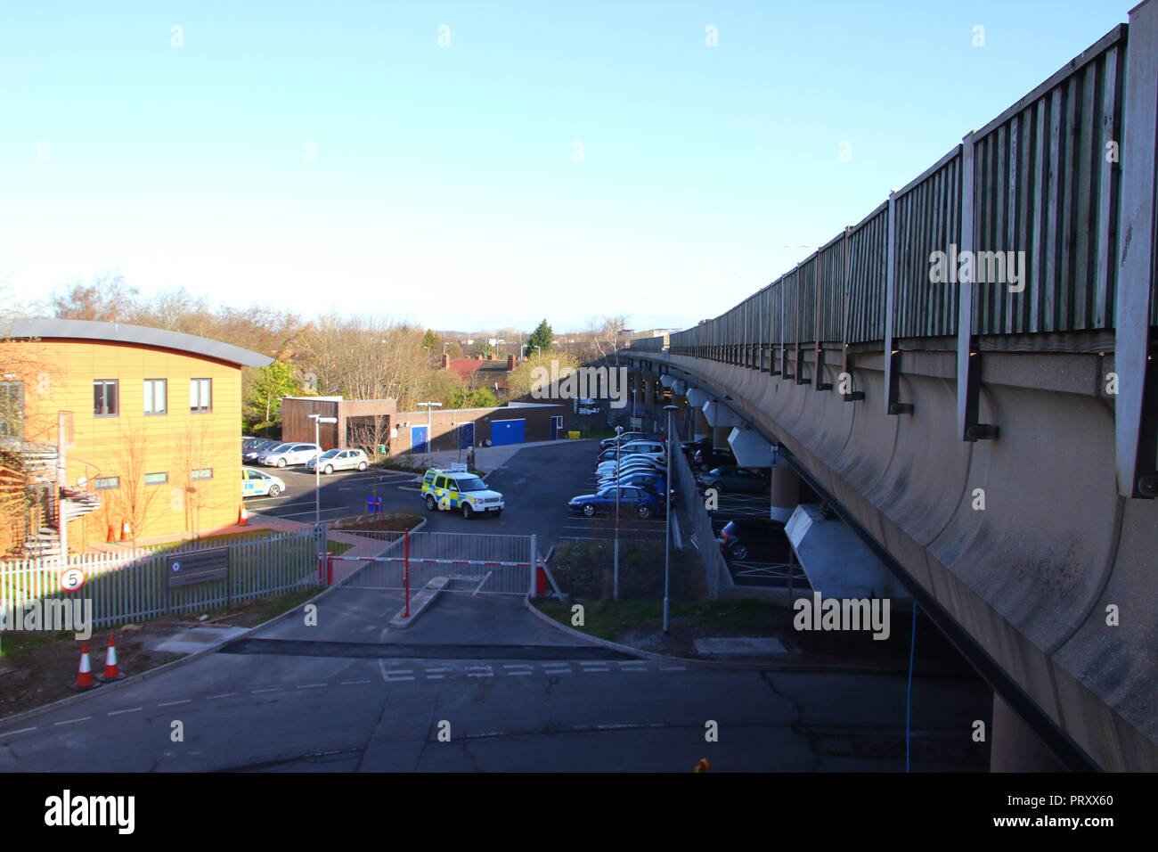 Zentrale Autobahn Polizei Konzernzentrale am Perry Barr, Birmingham Stockfoto