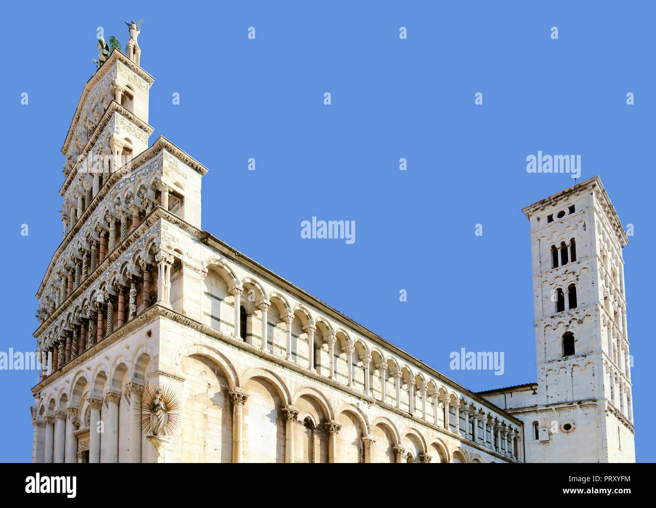 San Michele Kirche in Lucca, Italien Stockfoto