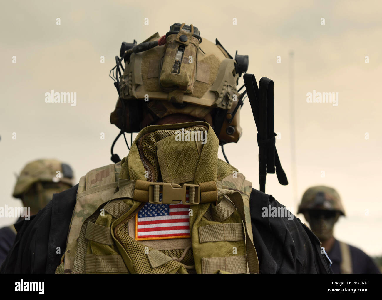 US-Soldaten. US-Armee. US-Militär uniform. US-Truppen. Stockfoto