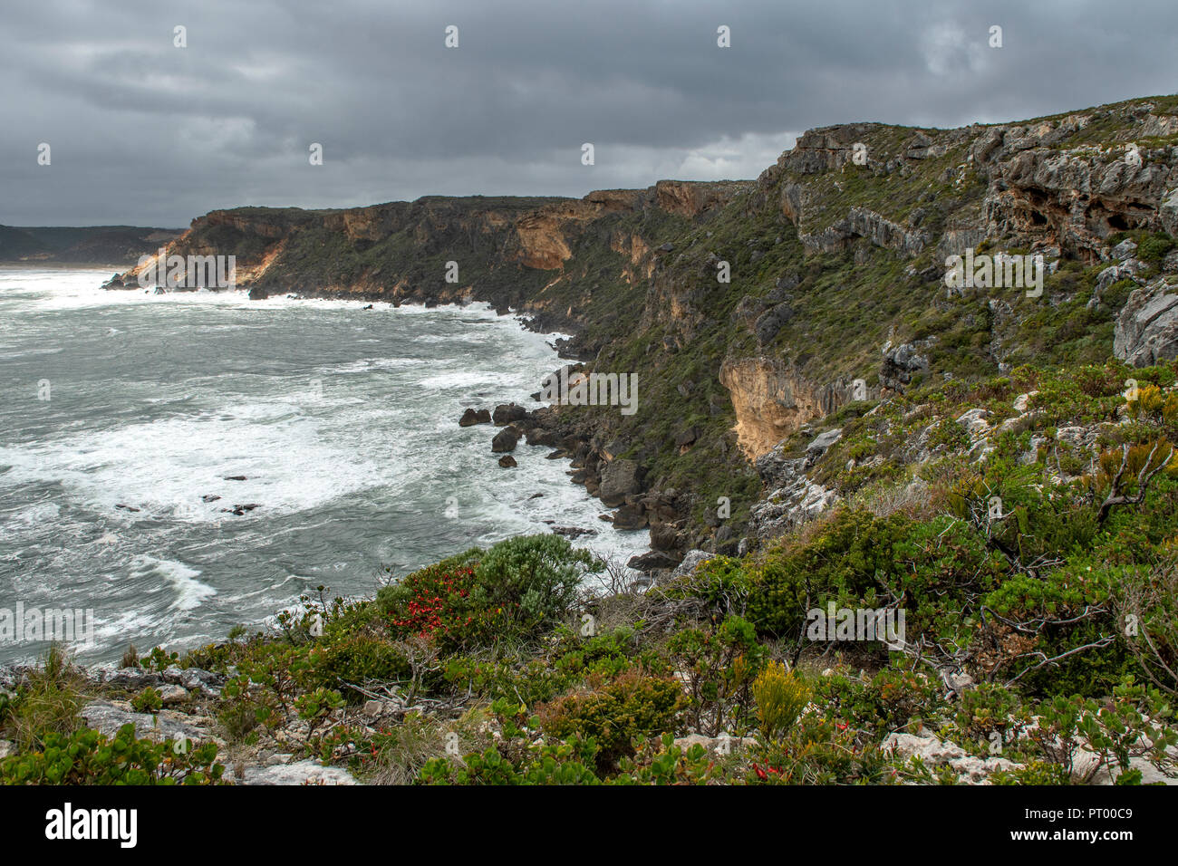 Lachs Strand von Tookulup Lookout, D'ENTRECASTEAUX NP, WA, Australien Stockfoto