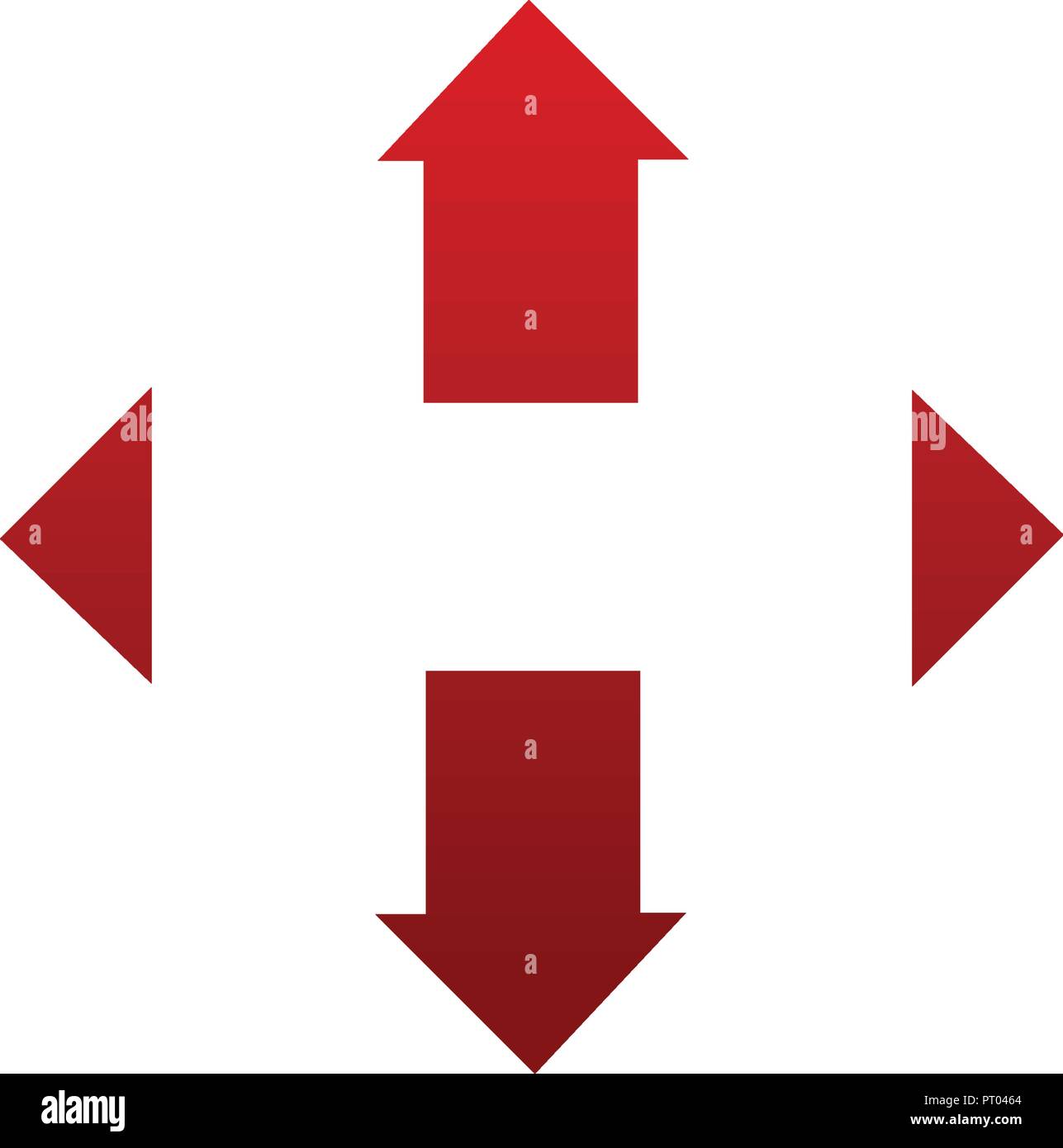Buchstabe H Arrow Logo Design Konzept Vorlage Stock Vektor