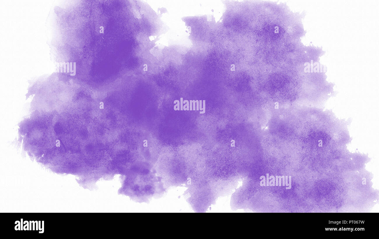 Abstrakte violett violett Aquarell splash Hintergrund Textur Stockfoto