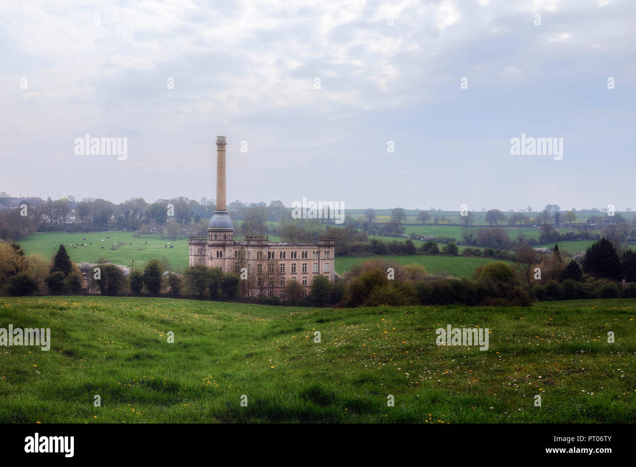 Glückseligkeit Tweed Mühle, Cotswold, Oxfordshire, England, Großbritannien Stockfoto