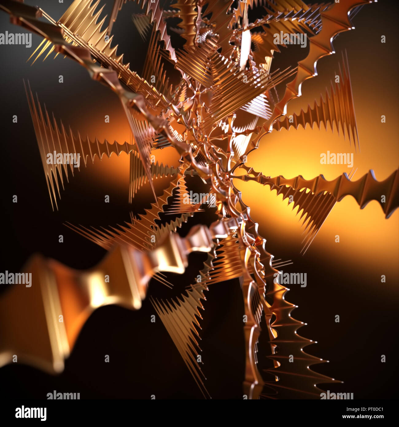 Abstract im 3D-Hintergrund. Stockfoto