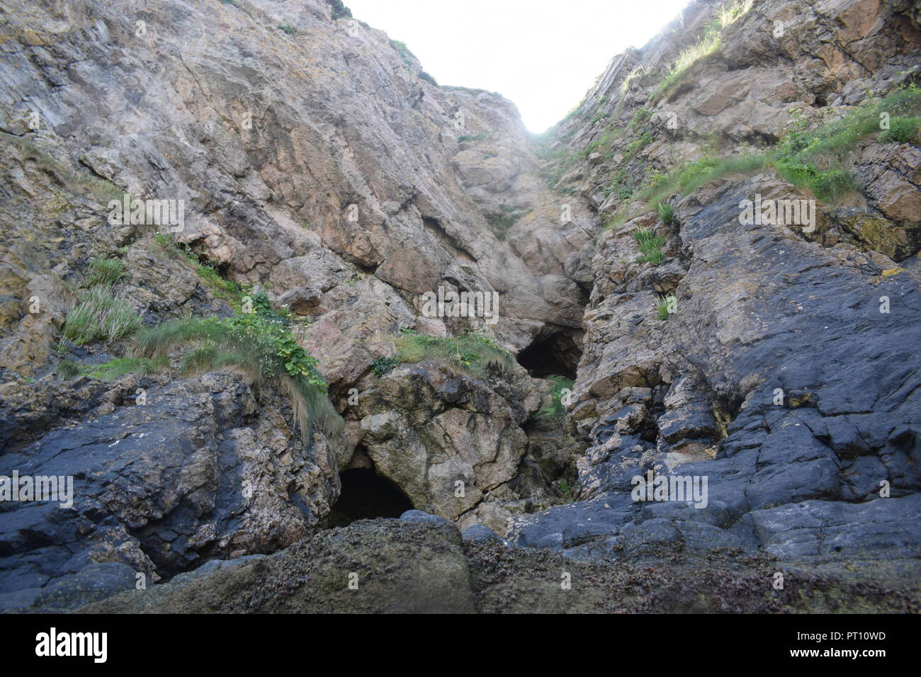 Die Klippen von Rhossili Stockfoto