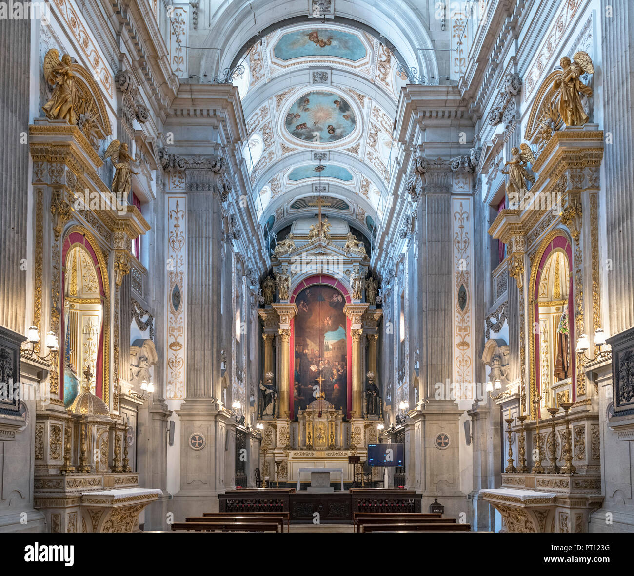 Igreja dos Terceiros de Sao Francisco (Kirche des Dritten Ordens des hl. Franziskus), Orden des hl. Franziskus Museum, Porto, Portugal Stockfoto