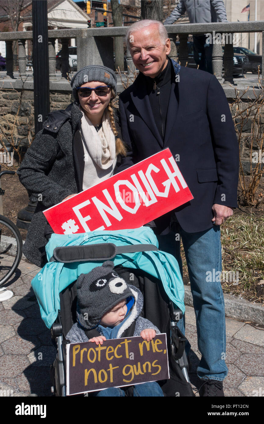 Gun rally Wilmington Delaware Stockfoto