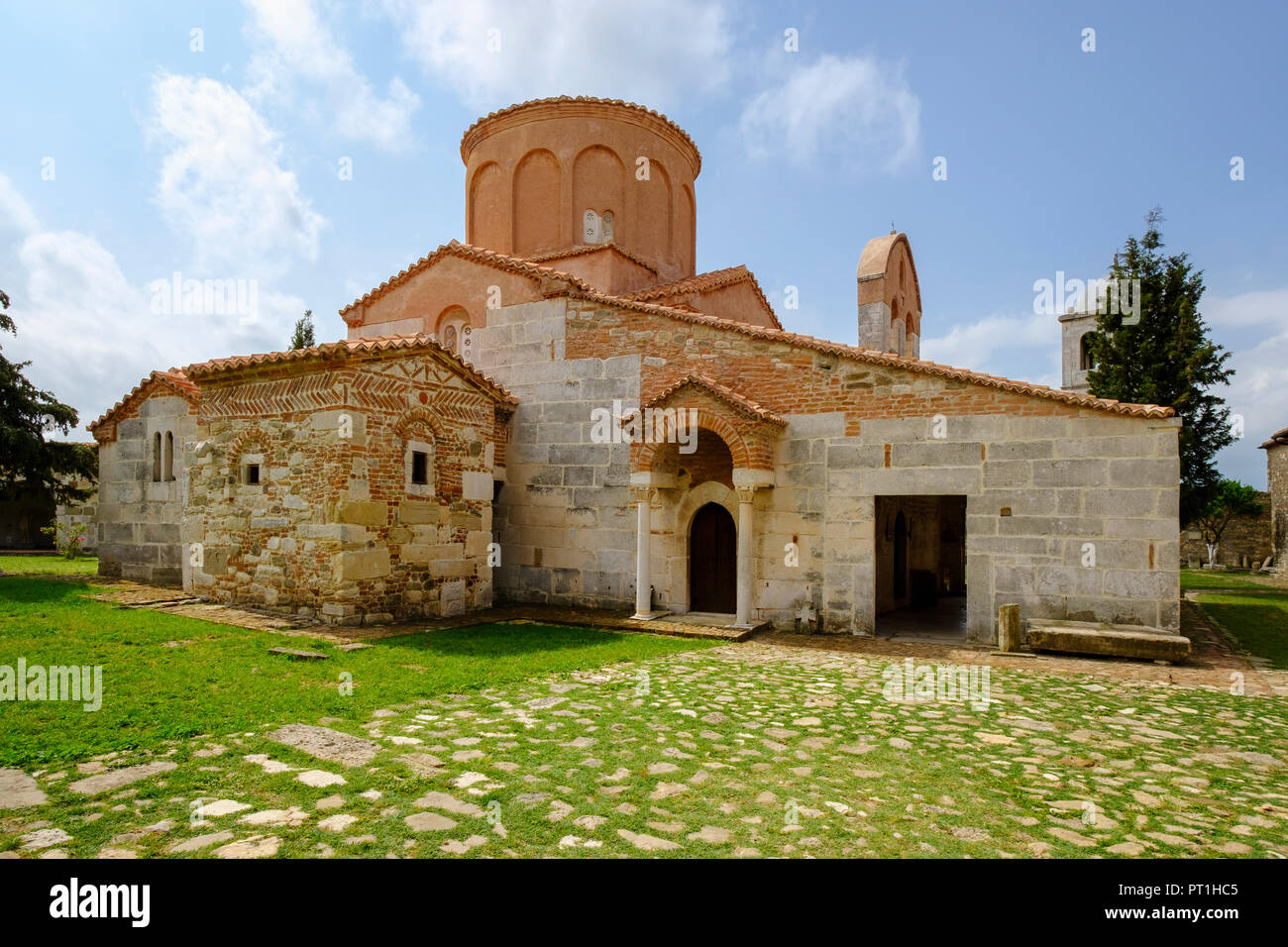 Albanien, Fier County, antike Stadt Apollonia, St. Mary's Church Stockfoto