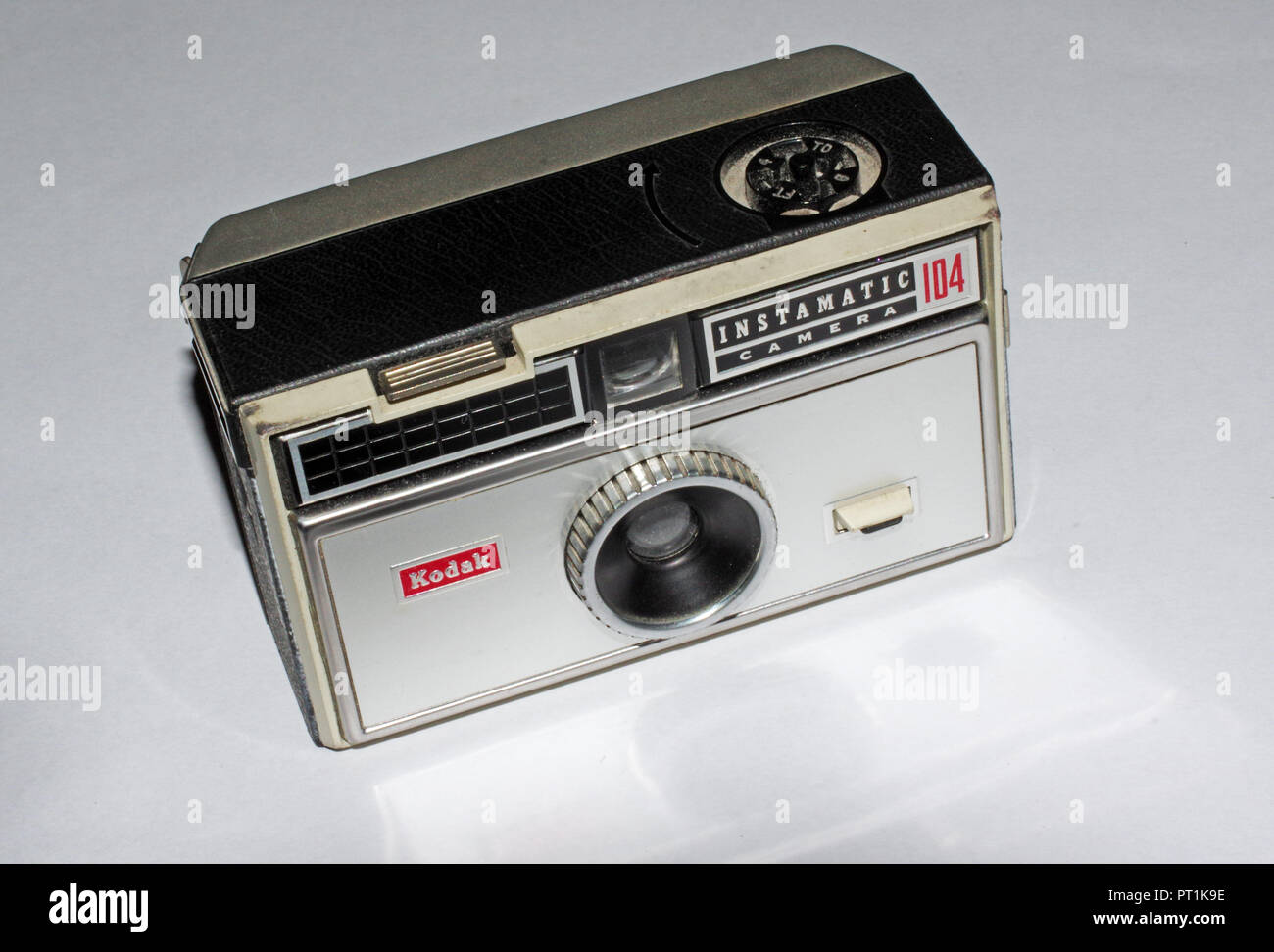Kodak Instamatic 104 pocket Kamera 1970 über Stockfoto