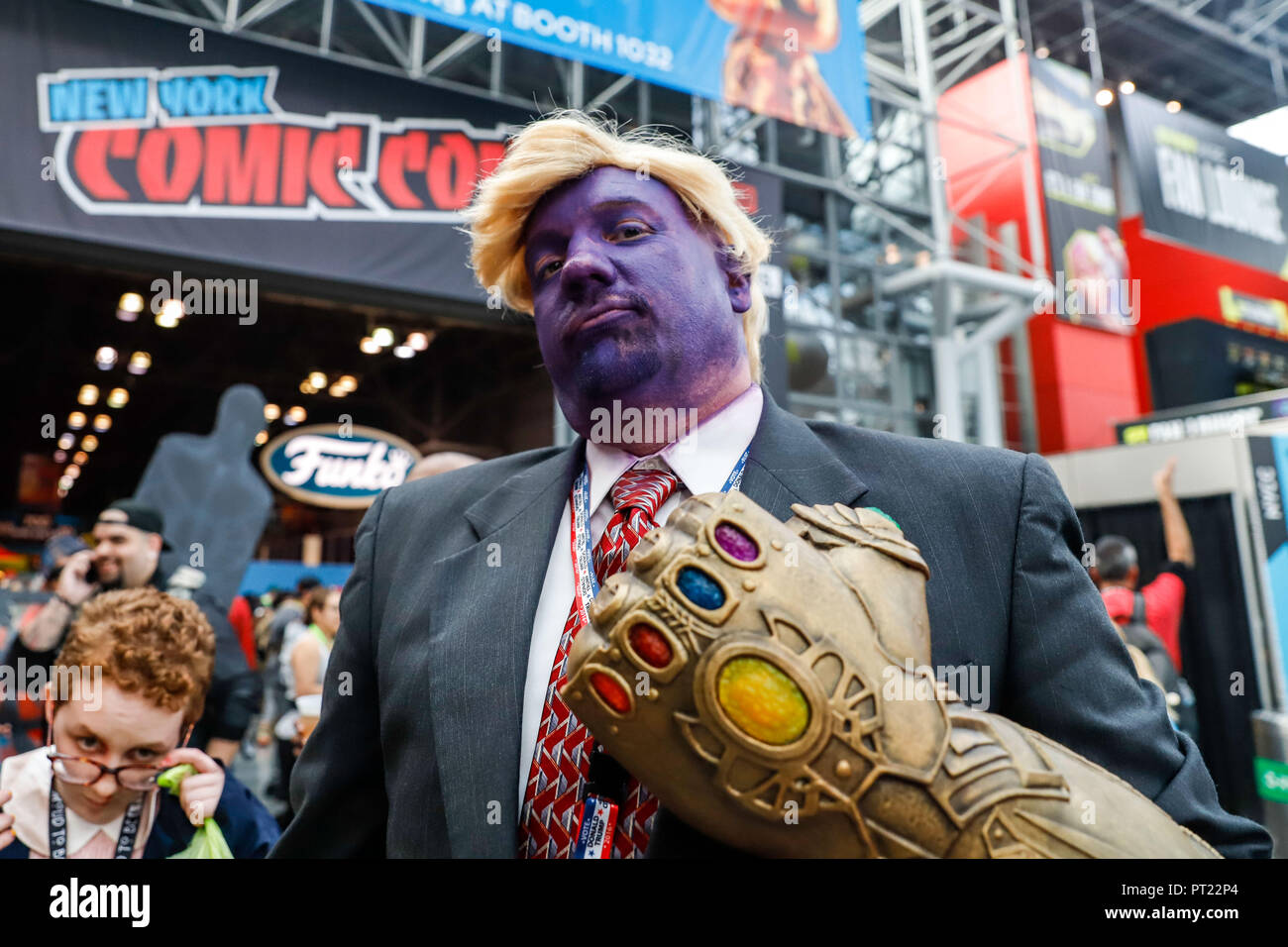 New York, USA. 5. Oktober 2018. Öffentlichkeit während der Comic Con im Jacob K. Javits Convention Center in New York in den Vereinigten Staaten dieses Freitag, 05. () Quelle: Brasilien Foto Presse/Alamy leben Nachrichten Stockfoto