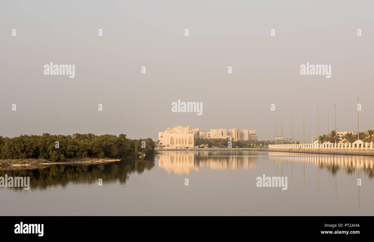 27. August 2018: Anantara östlichen Mangroven Hotel & Spa, Abu Dhabi, VAE Stockfoto