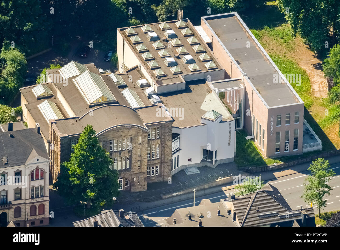 Märkisches Museum, Husemannstraße, Witten, Ruhrgebiet, Nordrhein-Westfalen, Deutschland Stockfoto