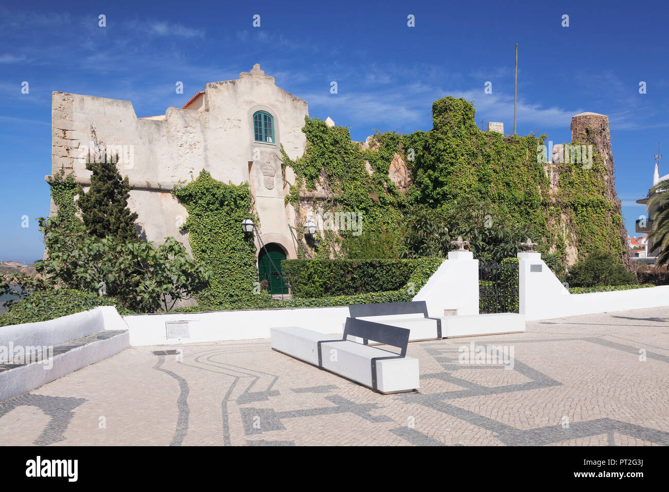 Soa Clemente Festung, Vila Nova de Milfontes, Costa Alentejana, Westküste, Alentejo, Portugal Stockfoto