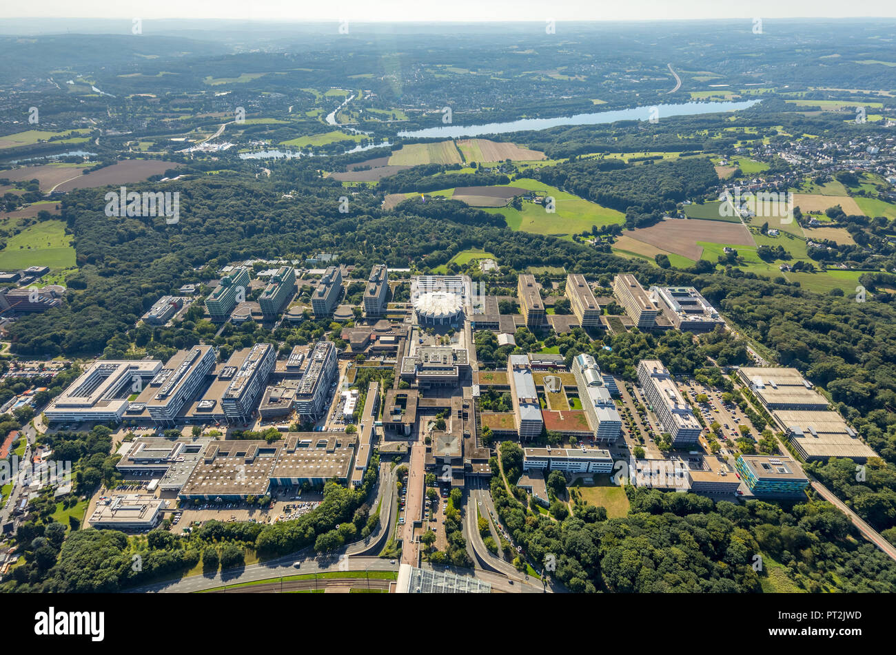 Ruhr-universität Bochum, RUB, Campus der Ruhr-Universität Bochum, Audimax Auditorium, Bochum, Ruhrgebiet, Nordrhein-Westfalen, Deutschland Stockfoto