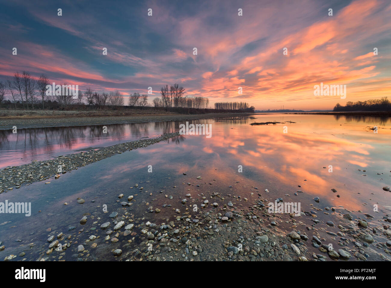Poebene, Lombardei, der Provinz Pavia, Italien, Europa, Stockfoto