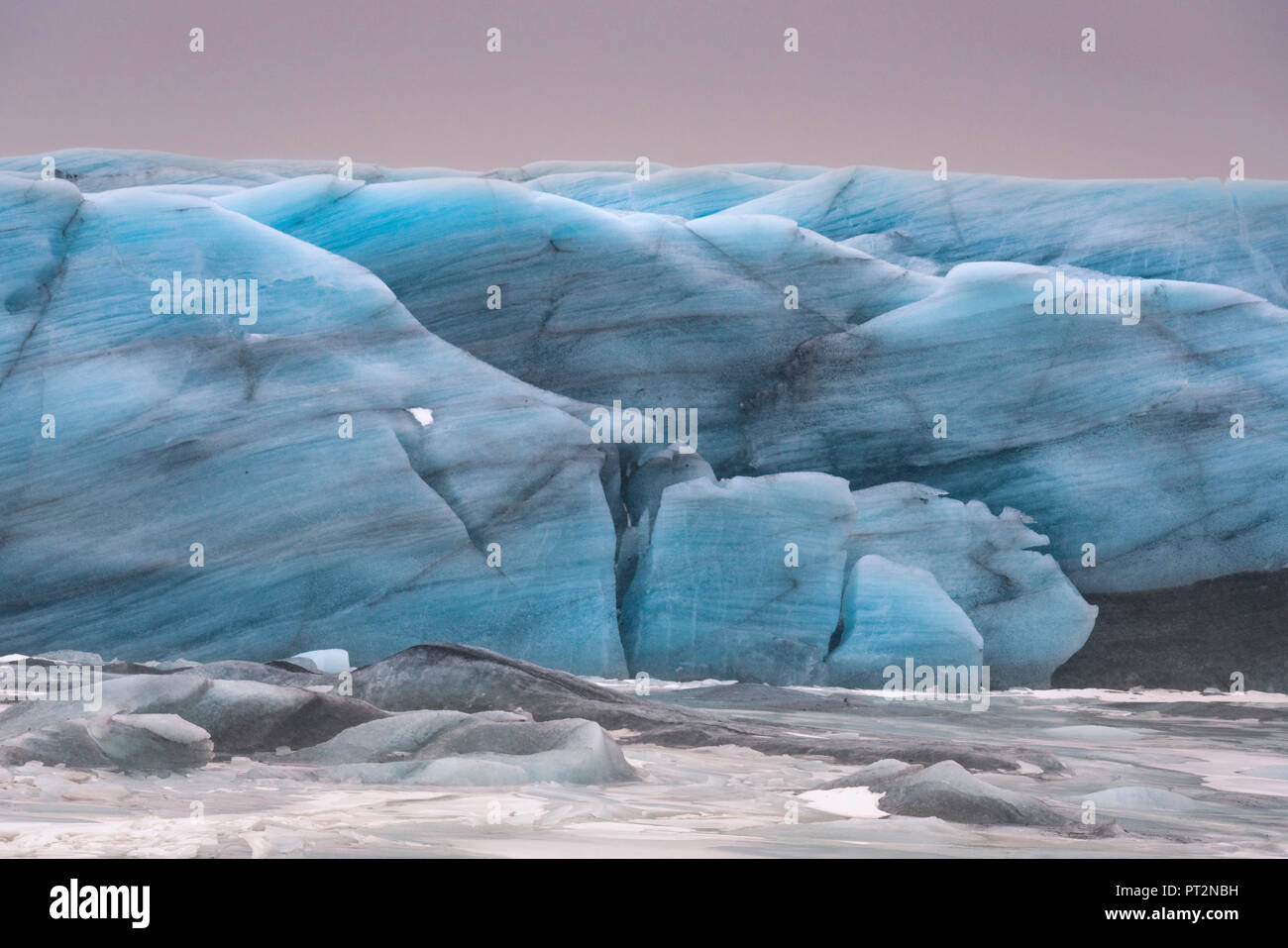 Vatnajökull Gletscher, Austurland, Iceland Stockfoto