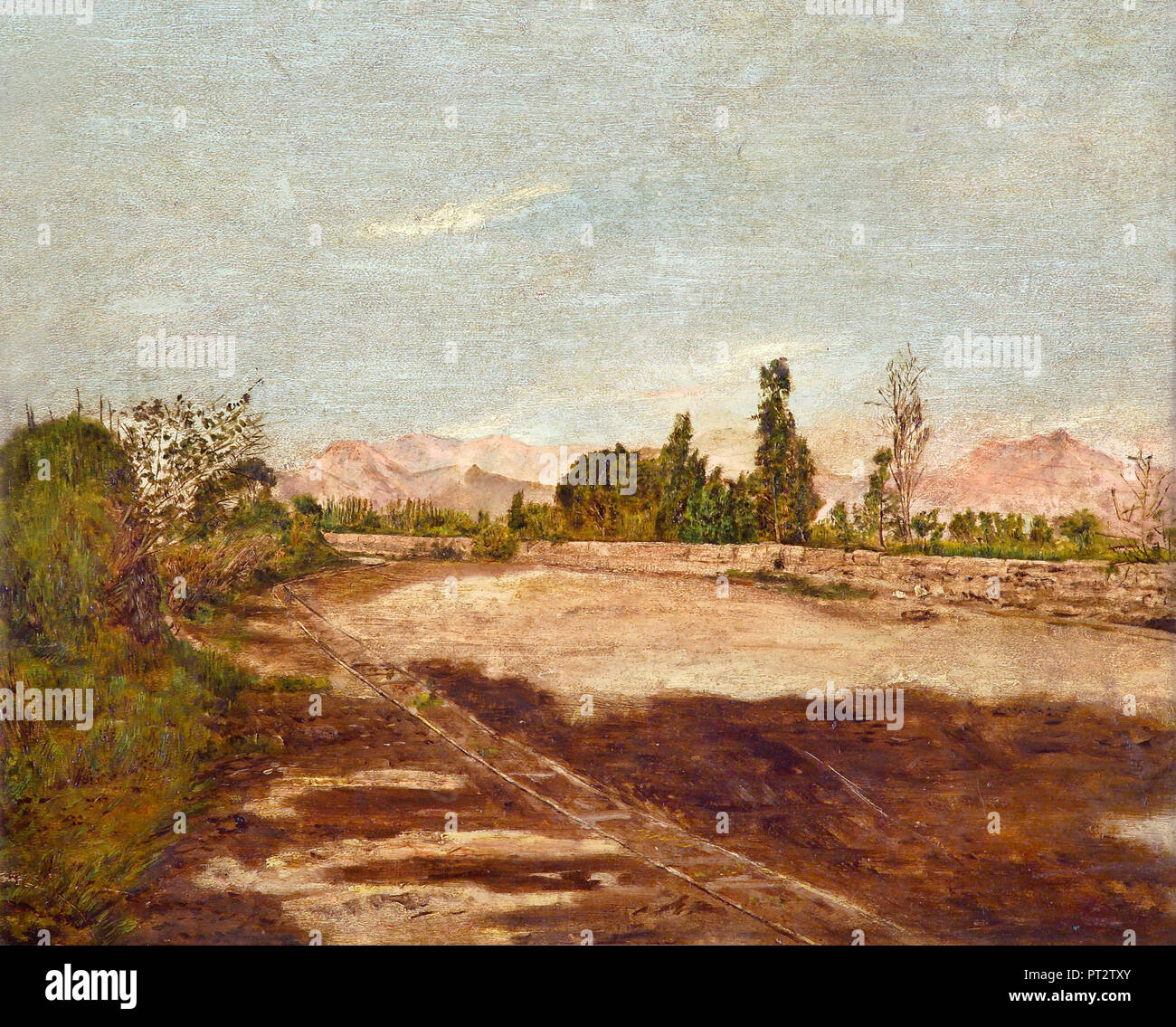 Jose Maria Eguren, Lima's Landschaft, ca. 1900-1915 Öl auf Leinwand, Lima Art Museum (MALI), Lima, Peru. Stockfoto