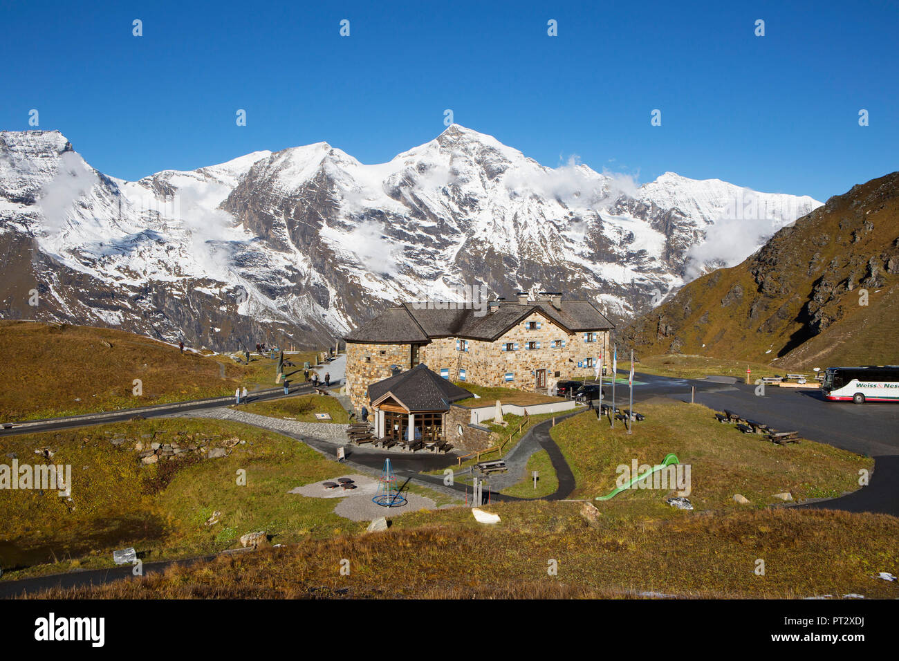 Österreich, Salzburg, Großglockner Hochalpenstraße, Haus Alpine Naturschau Stockfoto
