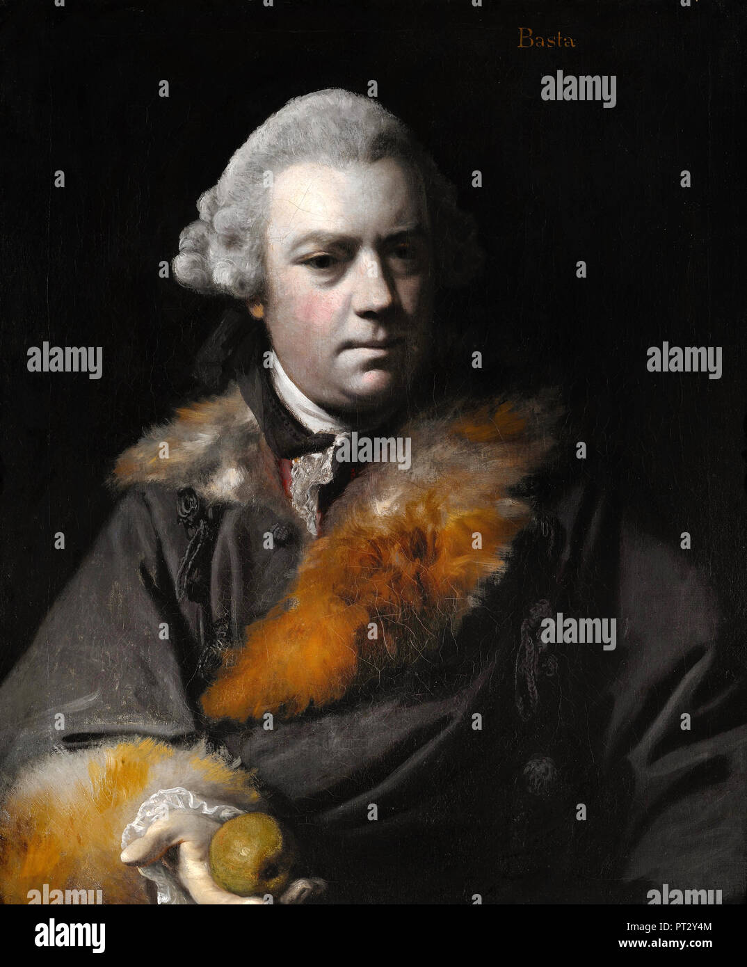 Joshua Reynolds, Portrait von Thomas Bowlby, ca. 1765, Öl auf Leinwand, Indianapolis Museum of Art, USA. Stockfoto