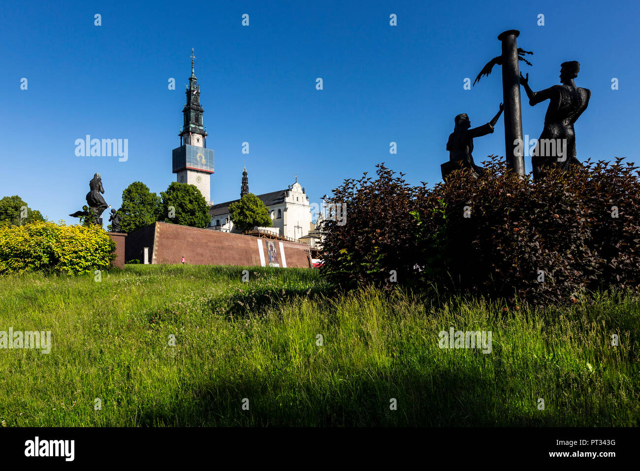 Europa, Polen, Woiwodschaft Tschenstochau - Kloster Jasna Gora Stockfoto
