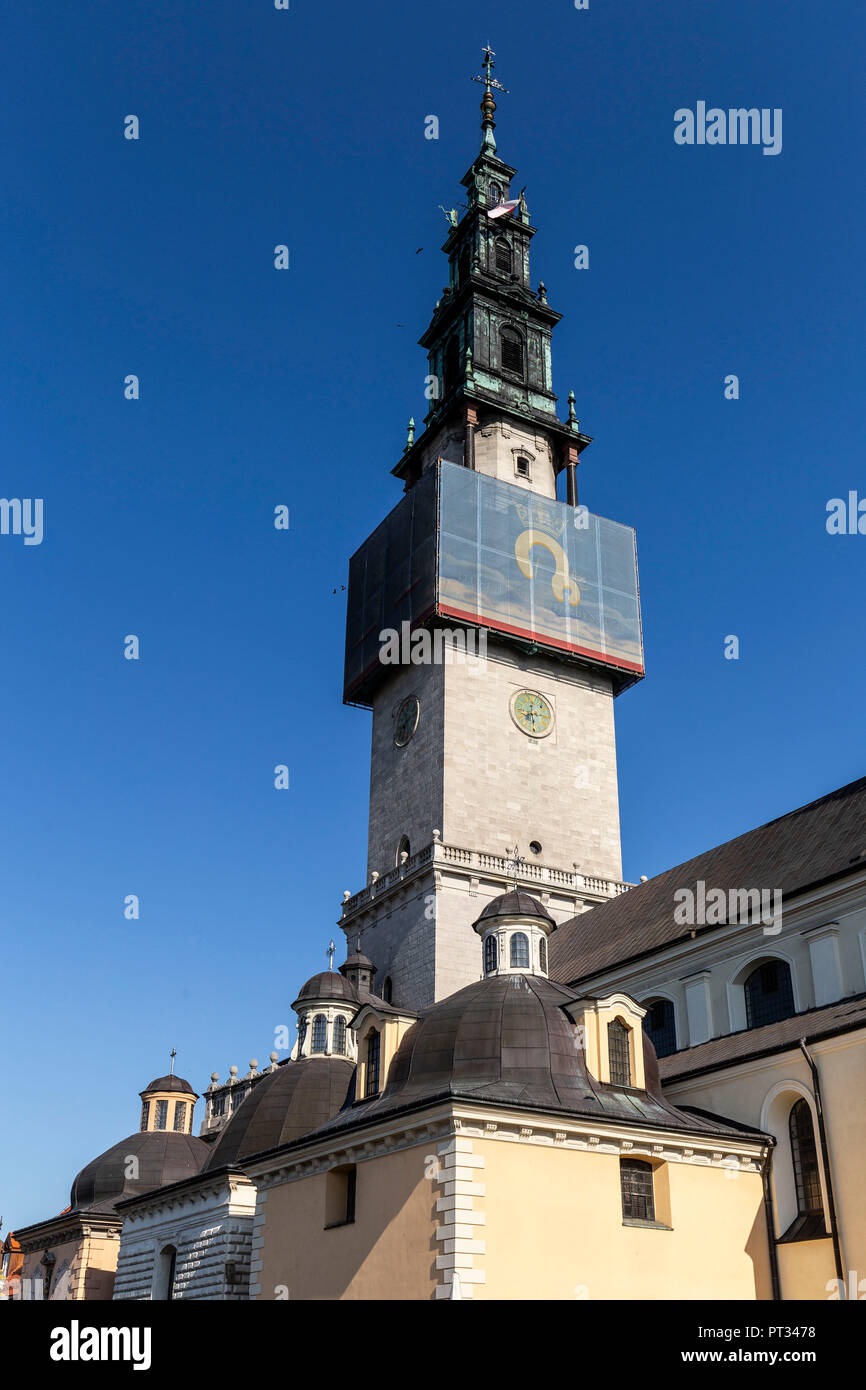 Europa, Polen, Woiwodschaft Tschenstochau - Kloster Jasna Gora Stockfoto