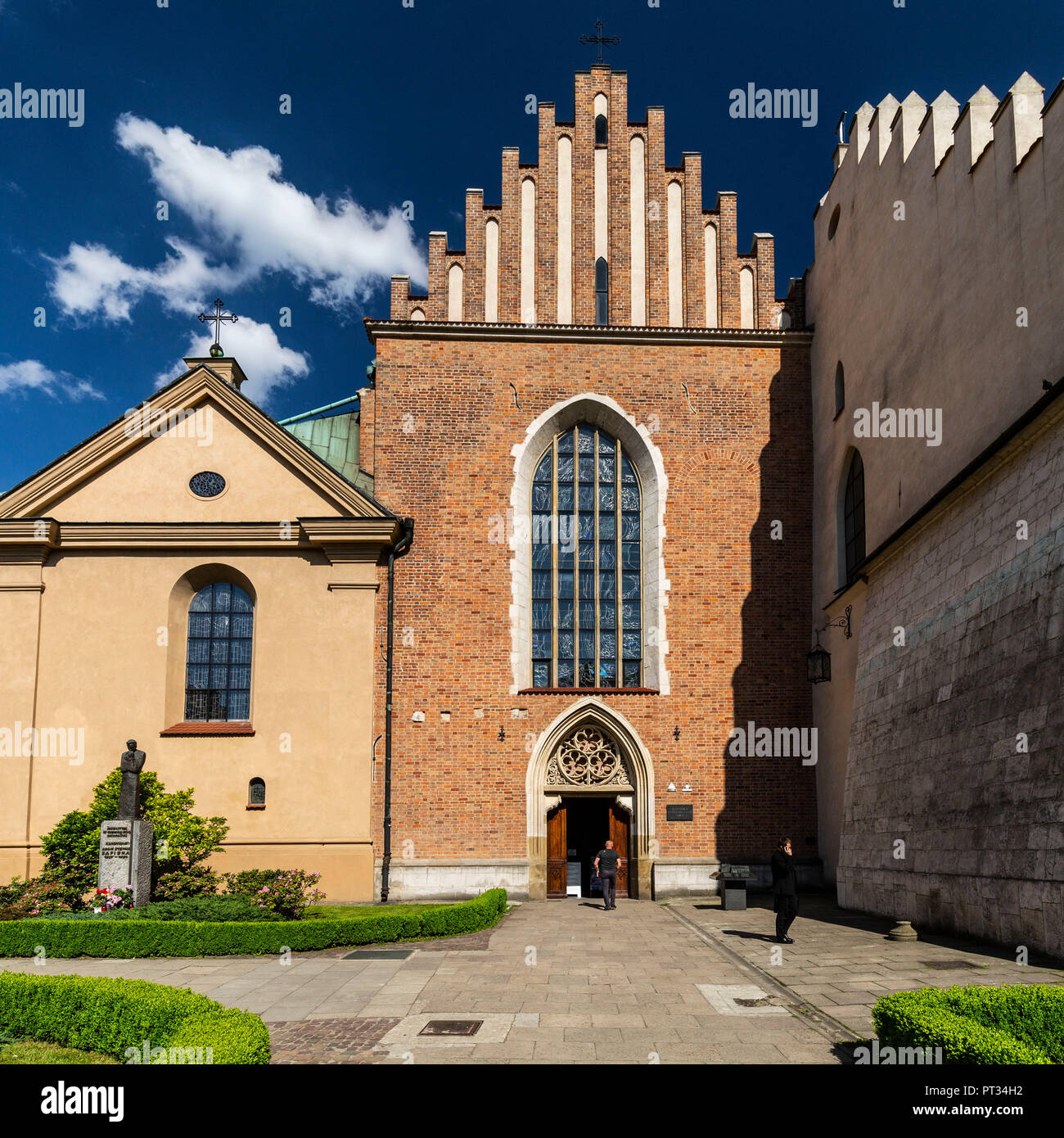 Europa, Polen, Kleinpolen, Krakau, Kirche des Hl. Franziskus von Assisi Stockfoto