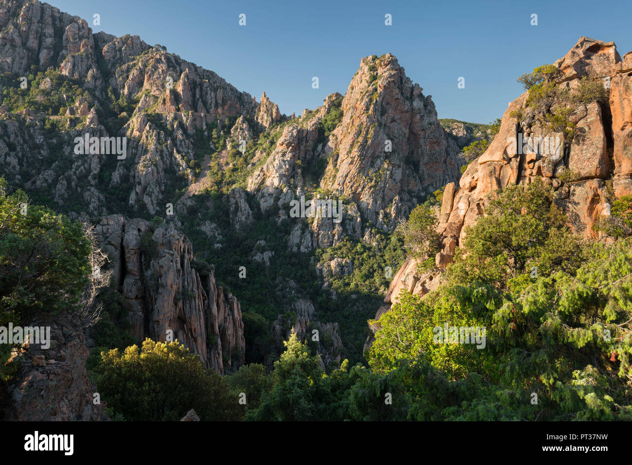 Calanques de Piana, Korsika, Frankreich Stockfoto