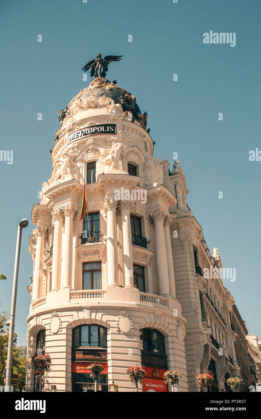 Metropole Haus, Spanien, Europa, Kunst und Kultur, Stockfoto