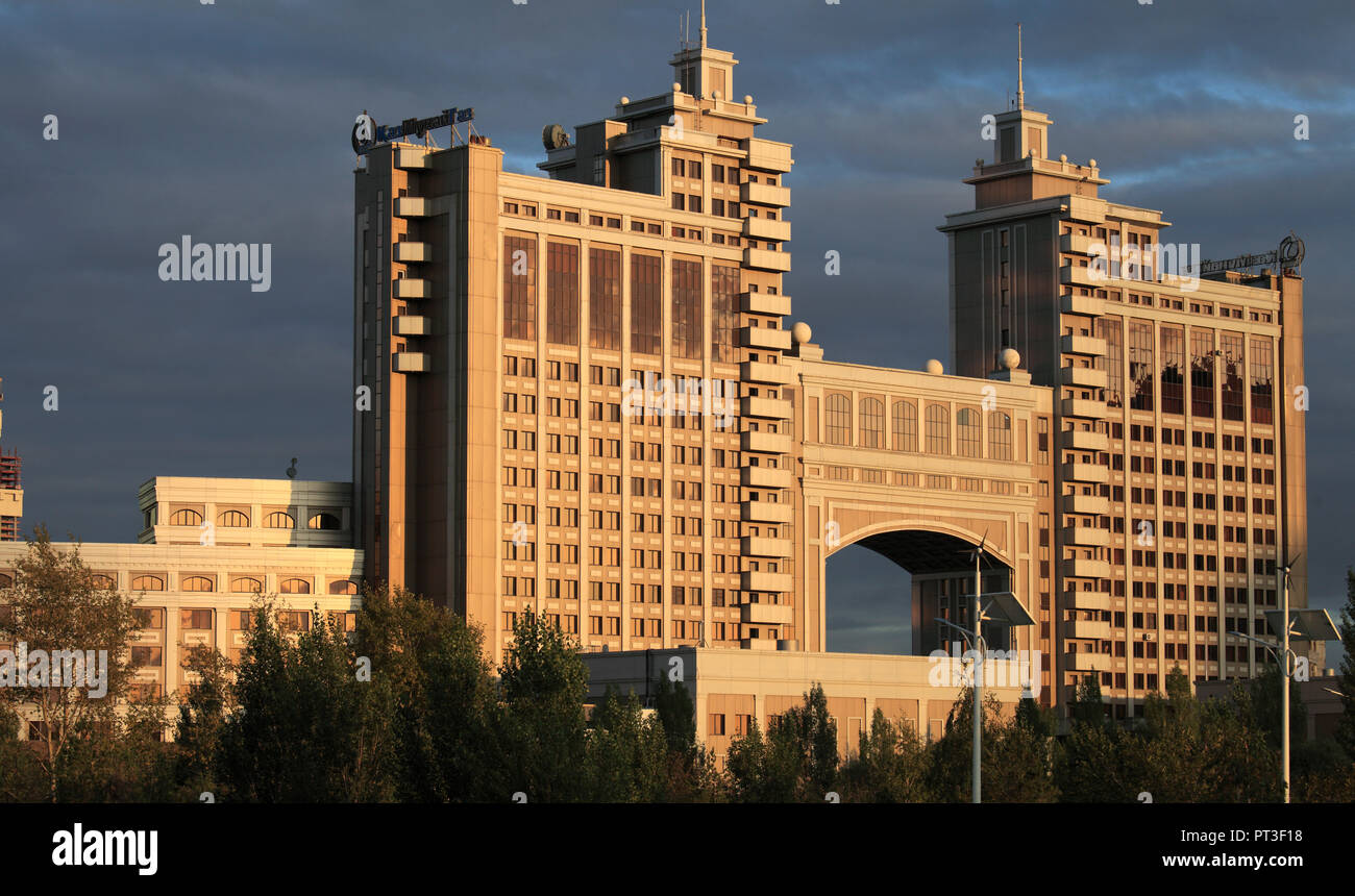 Kasachstan, Astana, KazMunayGas, Öl- und Gasunternehmen, Sitz, Stockfoto