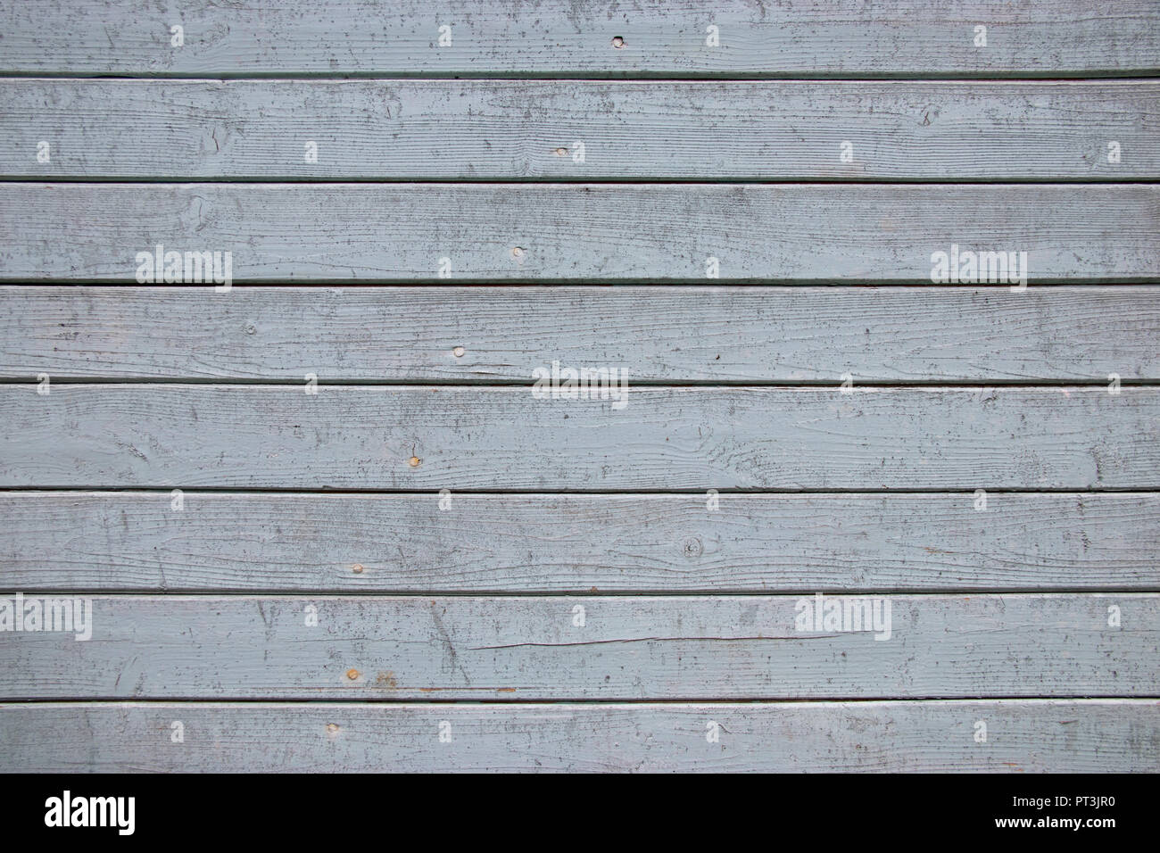 Im Alter grau lackierten Holz- Hintergrund abstrakte horizontale Linien Stockfoto