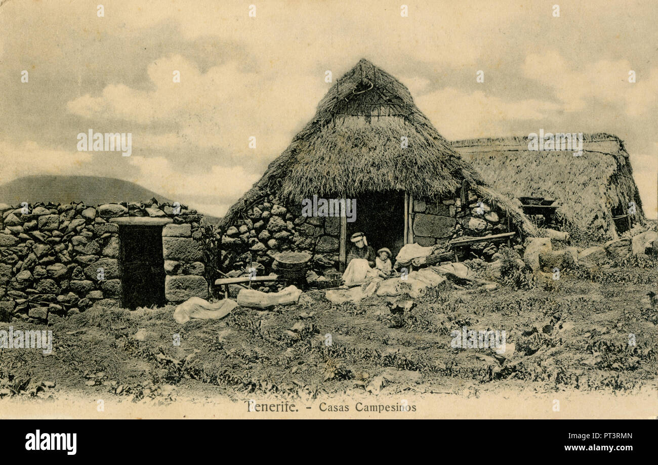 Teneriffa: Casas Campesinos, ländliche Häuser, "Casas Campesinos', Stockfoto