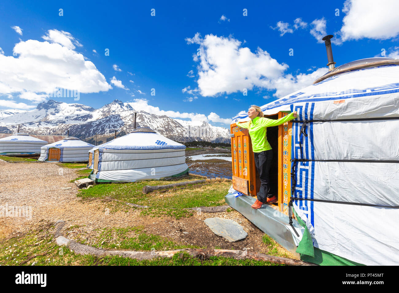 Mongolen Zelt Stockfotos und -bilder Kaufen - Alamy