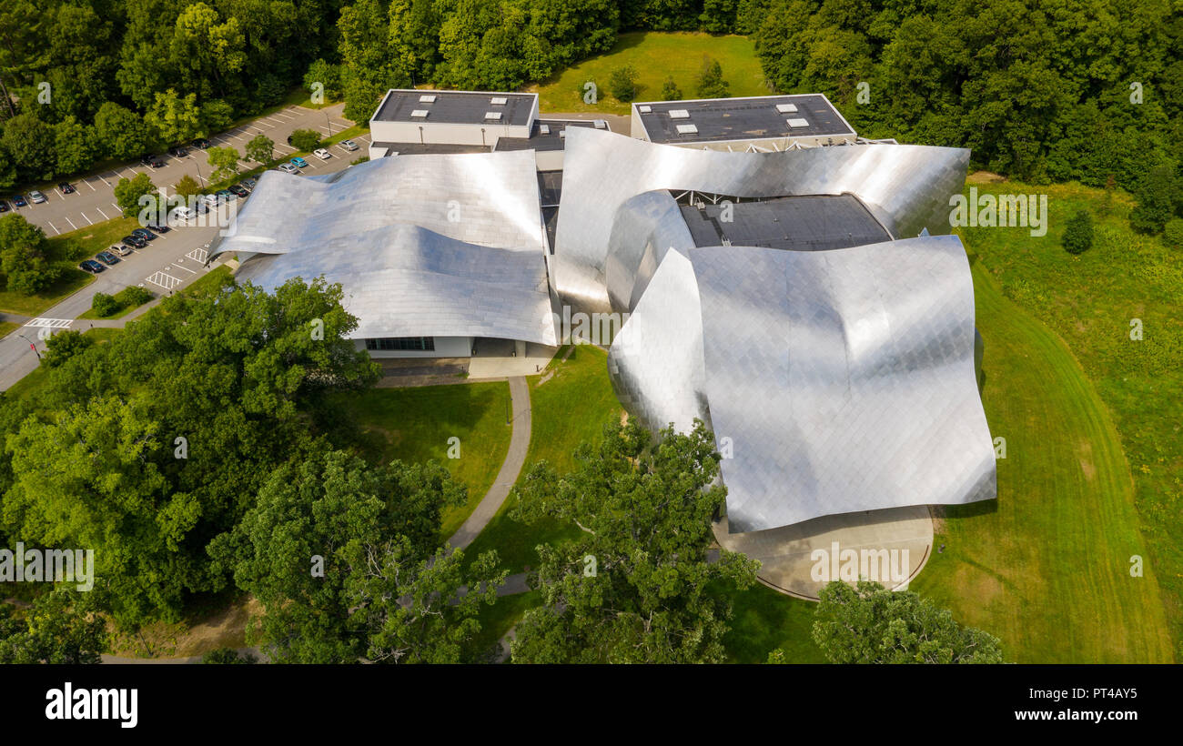Richard B. Fisher Center für Darstellende Künste, oder Fisher Hall, Bard College, Annandale-on-Hudson, NY, USA Stockfoto