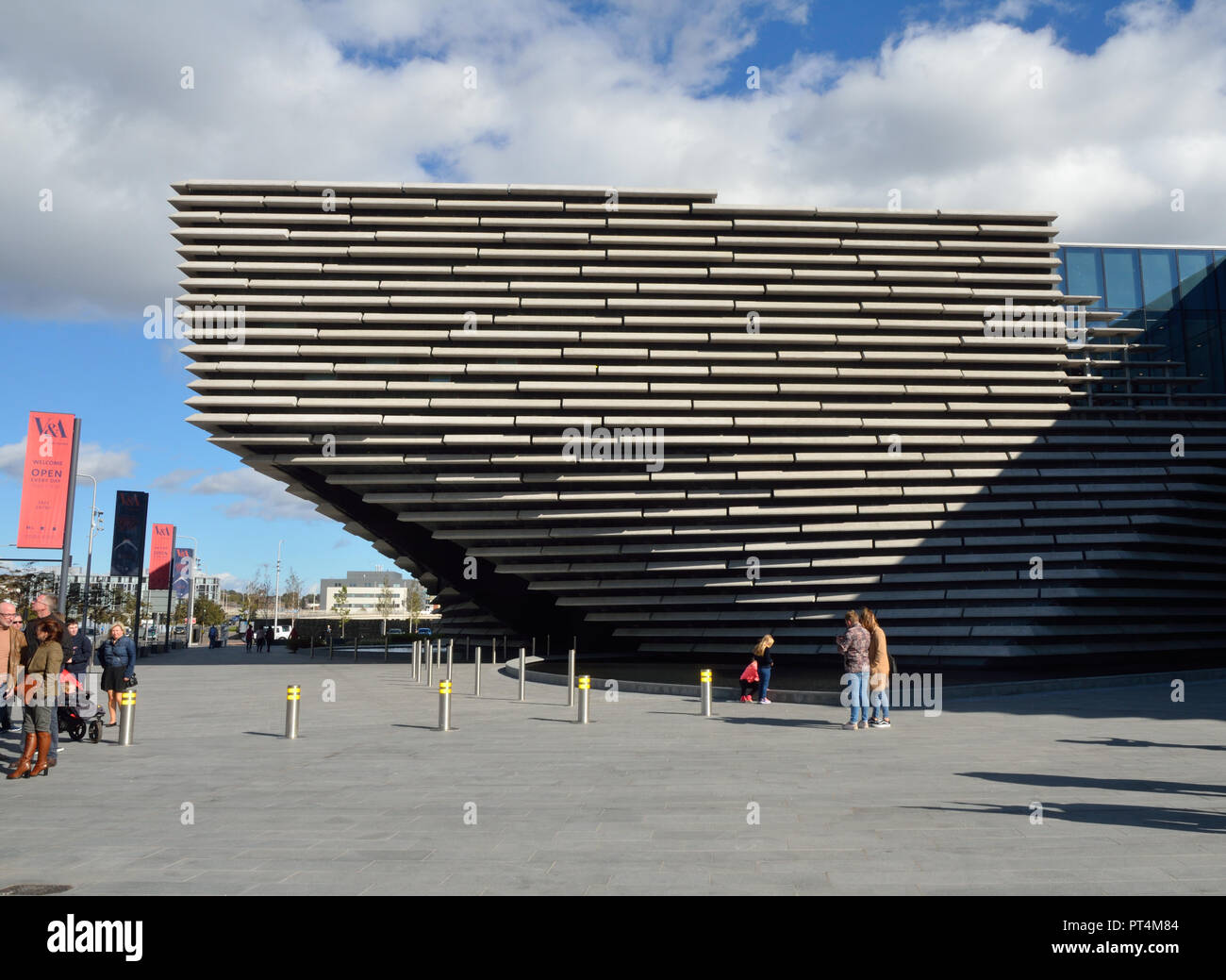 Dundee V&A Museum; Dundee; geöffnet 15. September 2018. Von dem japanischen Architekten Kengo Kuma konzipiert;; Schottland; Großbritannien; England; Vereinigtes Königreich; Europ. Stockfoto