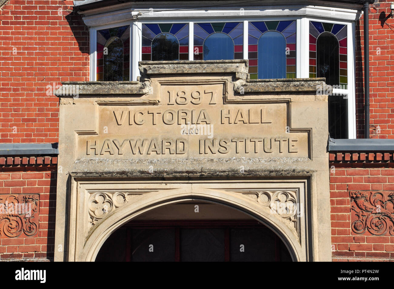 Victoria Hall und Hayward Institut Gebäude, Carter Street, Fordham, Cambridgeshire, England, Großbritannien Stockfoto