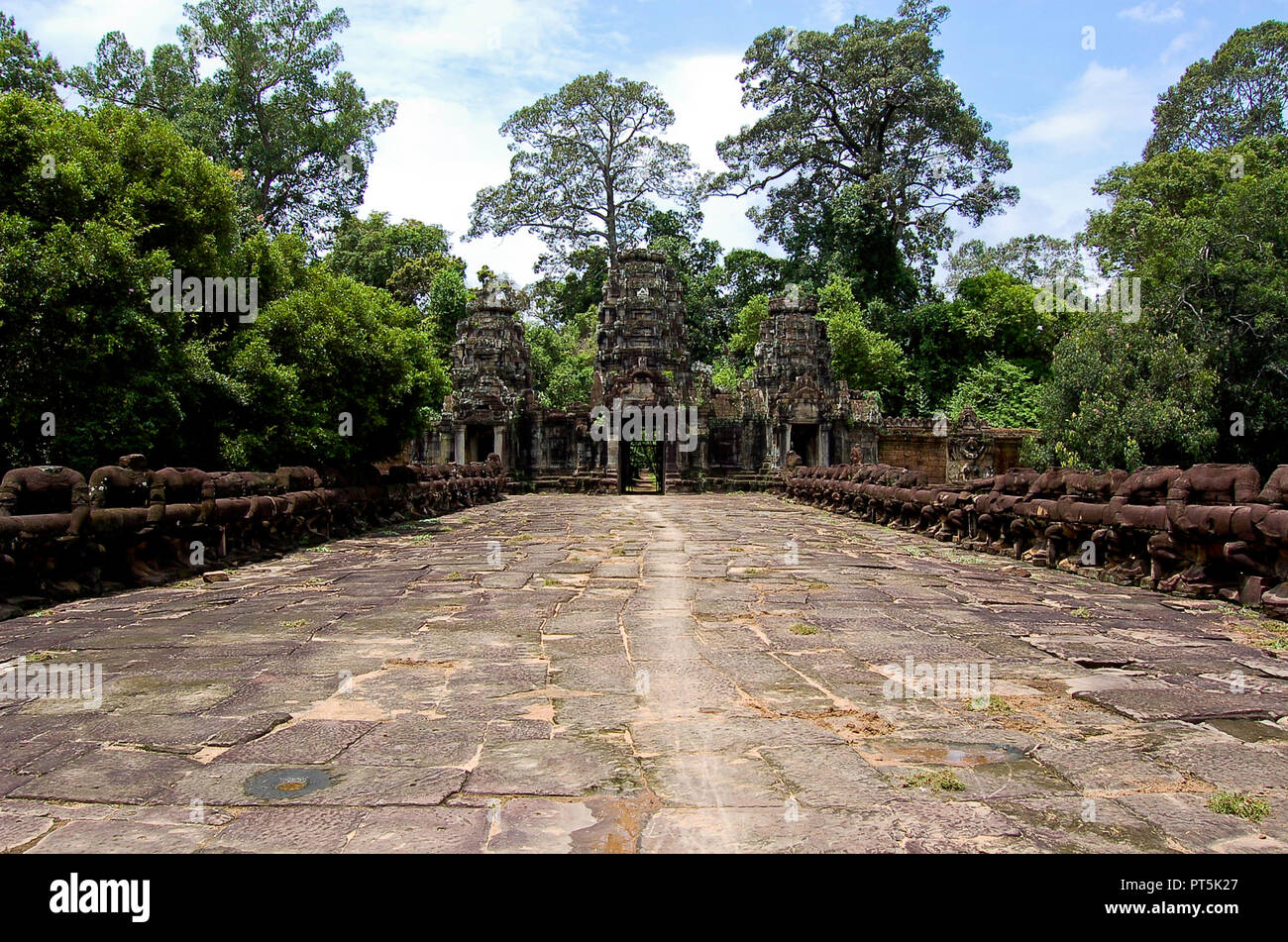 Die Tempel von Angkor Wat in Canbodia Stockfoto